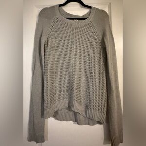 AEROPOSTALE Light Gray Knit Sweater - Size Small